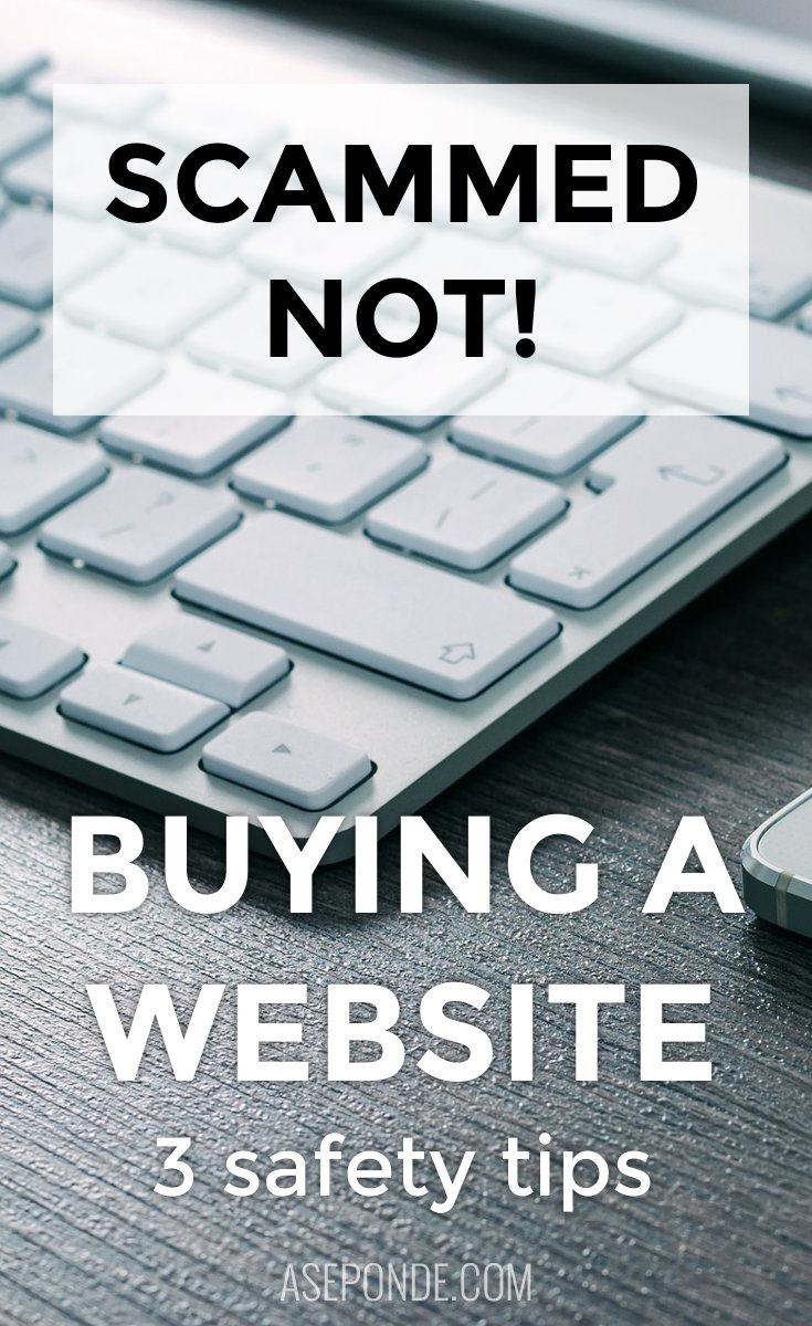 Tips on buying a website