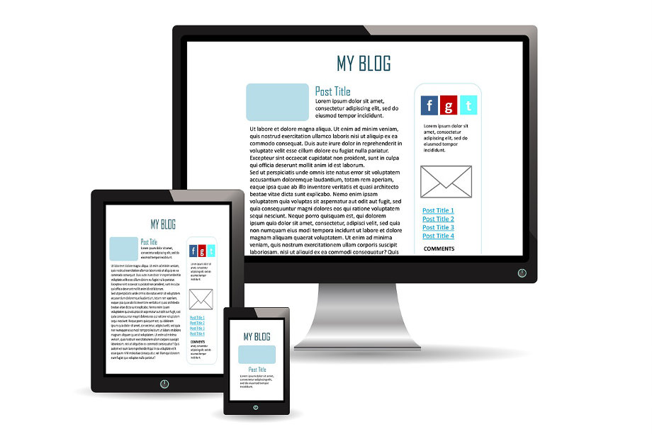 Responsive website design