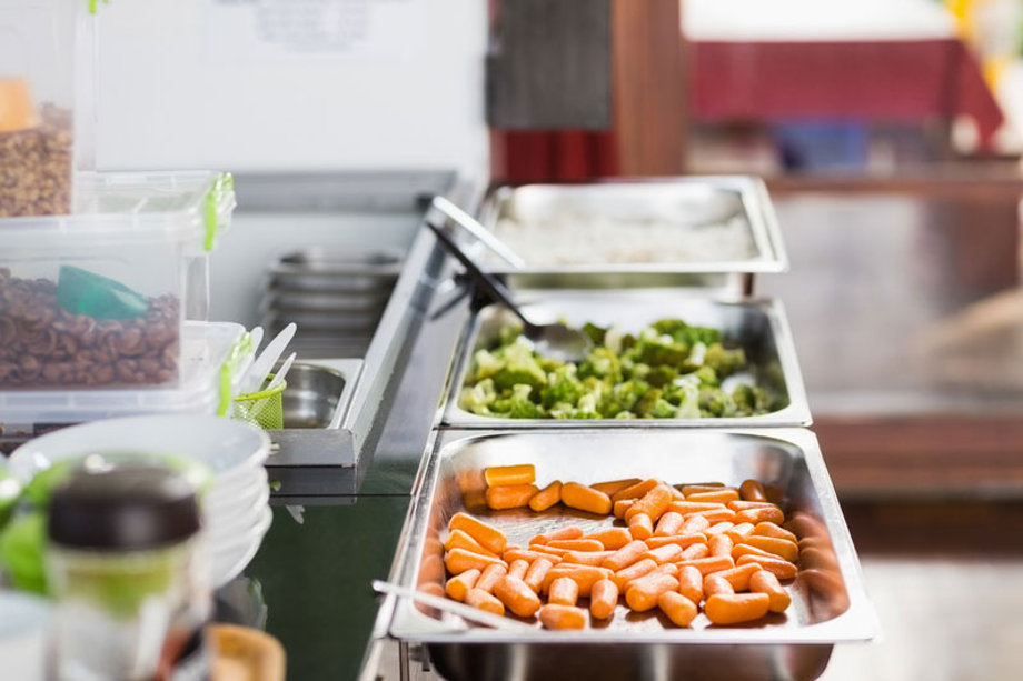 Healthy business cafeteria