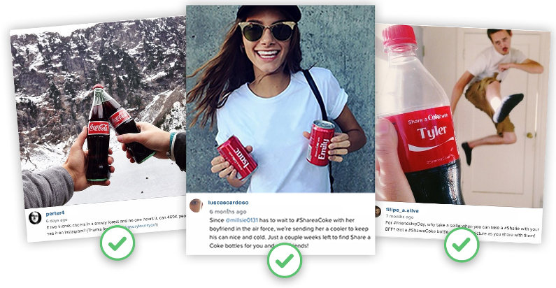 ShareACoke hashtag campaign