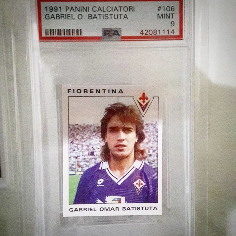 Sports card collection - soccer cards - Gabriel Batistuta